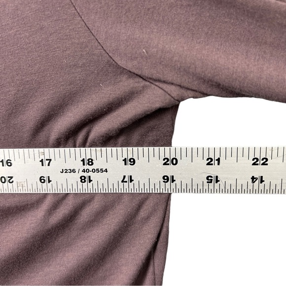 Boden Top Ruffle and Gem Detailed Collar Long Sleeve Muted Light Purple Size 14 - Picture 5 of 9